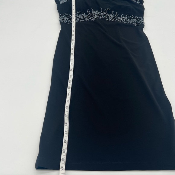 Vintage Stenay Beaded Mesh Dress – Size 8 – Whimsy Goth Romantic Academia Party - Picture 12 of 12